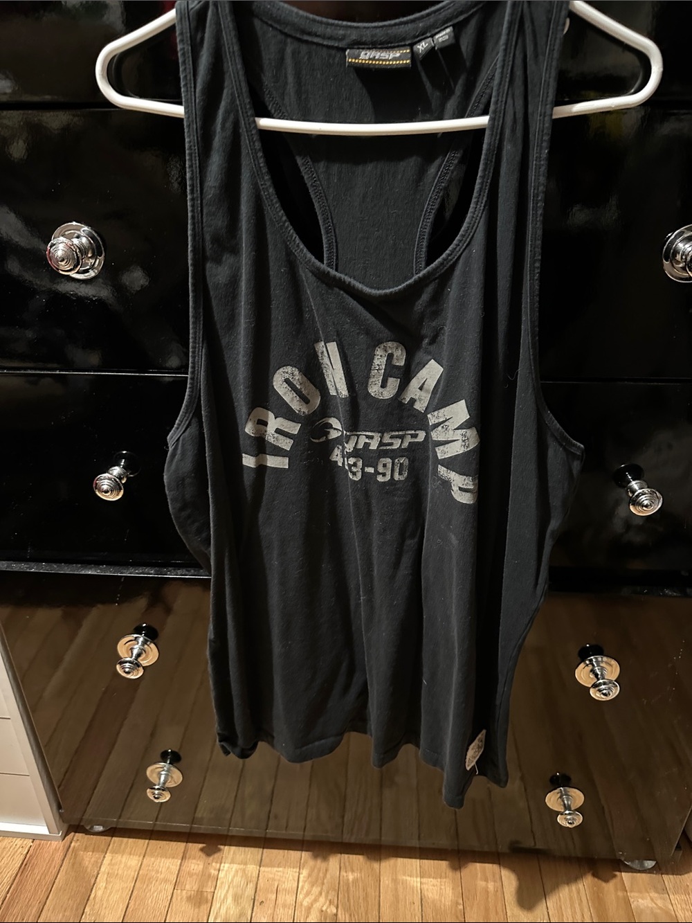 Gasp Iron Camp Black Men's Athletic Tank Top